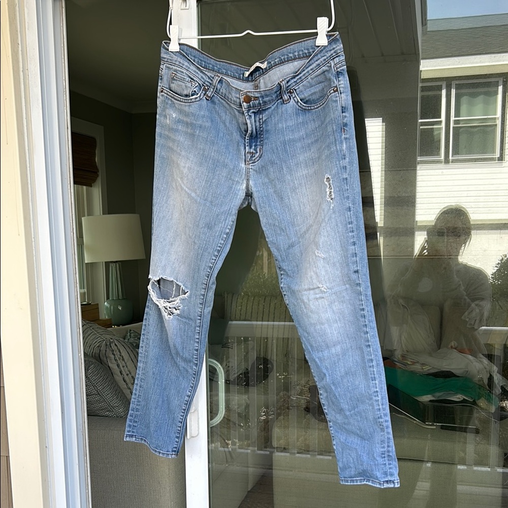 J Brand Tulum Light Blue Distressed Jeans